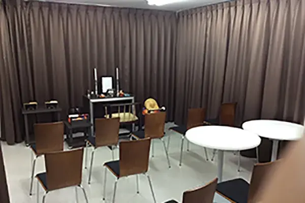 東京メモリアル（両国ホール）で葬儀を行なった写真
