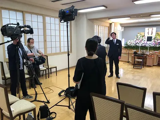 株式会社公益社（菊水元町営業所）で葬儀を行なった写真