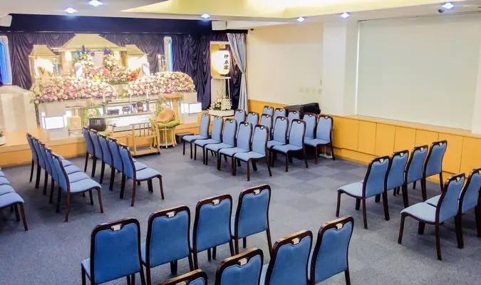 永田屋 富士見斎場で葬儀を行なった写真