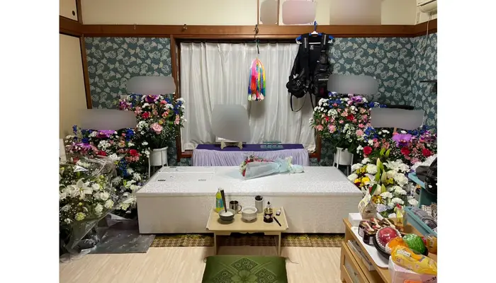 東部メモリアルで葬儀を行なった写真