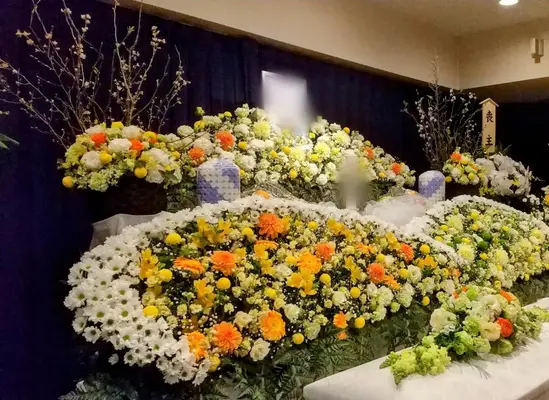 メモリアル彩雲で葬儀を行なった写真