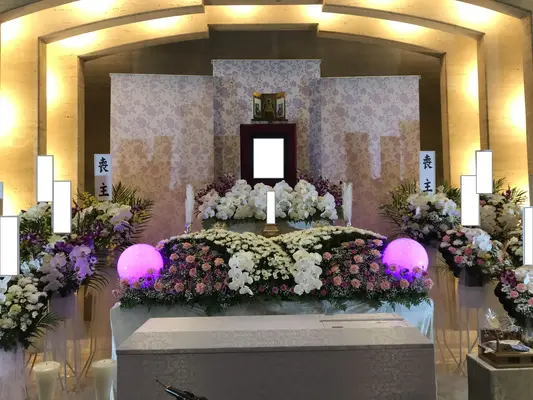 ファミリーパートナーズで葬儀を行なった写真