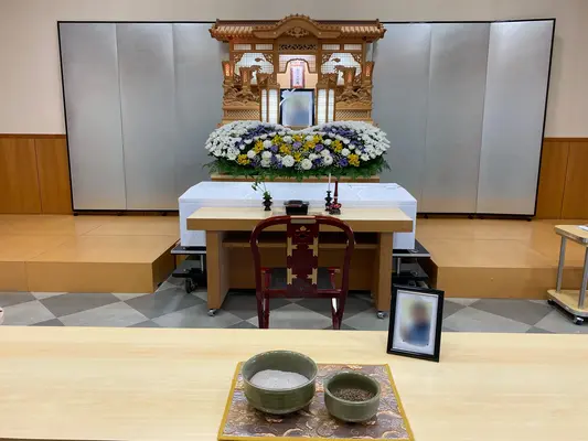 心から贈るお葬式で葬儀を行なった写真