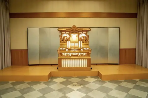 大津聖苑で葬儀を行なった写真