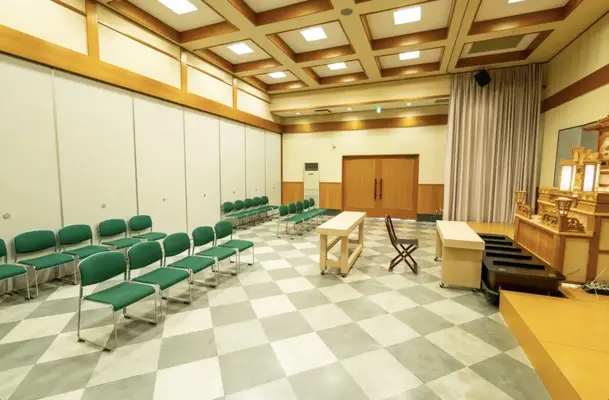 大津聖苑で葬儀を行なった写真