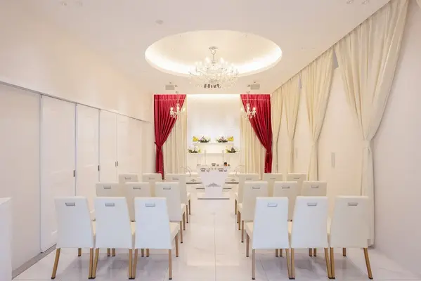 家族葬の広仏　段原で葬儀を行なった写真