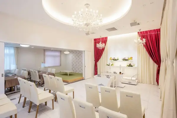 家族葬の広仏　段原で葬儀を行なった写真