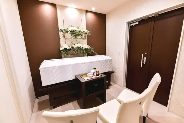 家族葬の広仏　段原で葬儀を行なった写真