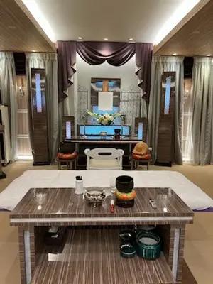 とわノイエ さくら想で葬儀を行なった写真