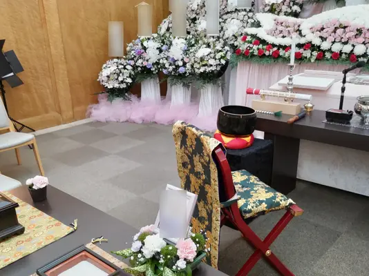 りあんセレモニーで葬儀を行なった写真