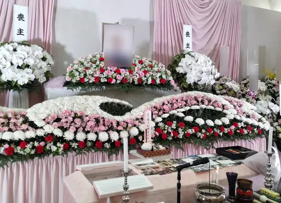 りあんセレモニーで葬儀を行なった写真