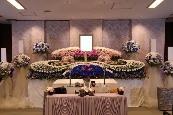 所沢市斎場で葬儀を行なった写真