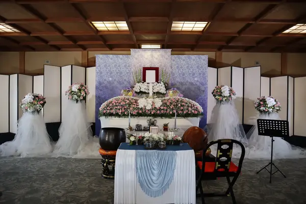 天照院龍海寺 本堂で葬儀を行なった写真