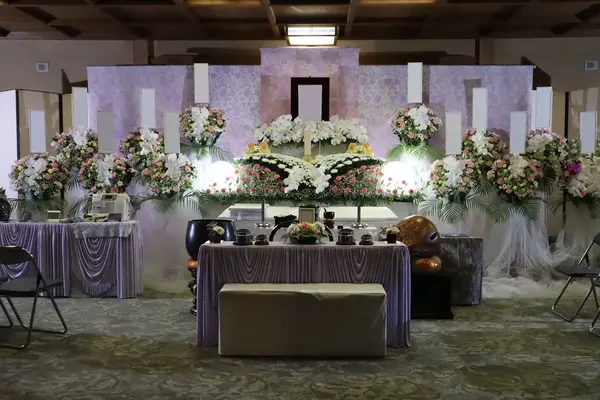 天照院龍海寺 本堂で葬儀を行なった写真