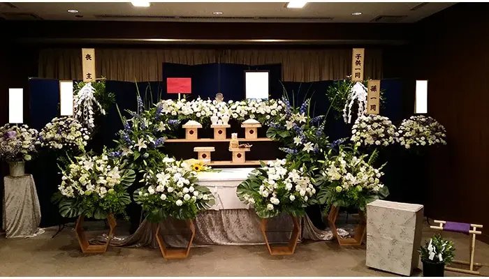 むさしの葬祭　三鷹相談所（むさしの葬祭三鷹ホール）で葬儀を行なった写真