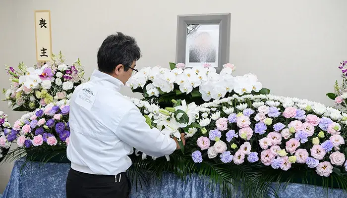 むさしの葬祭　三鷹相談所（むさしの葬祭三鷹ホール）で葬儀を行なった写真