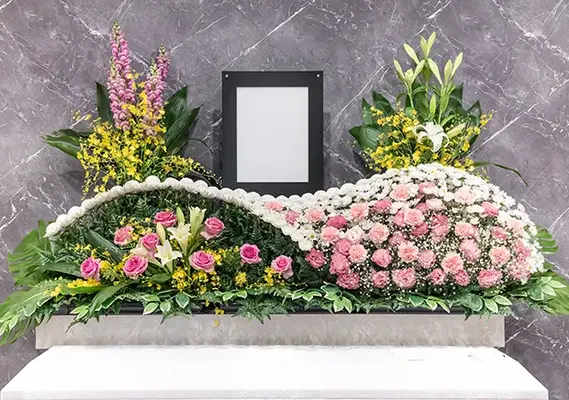 ひびきセレモニー(無想庵)で葬儀を行なった写真