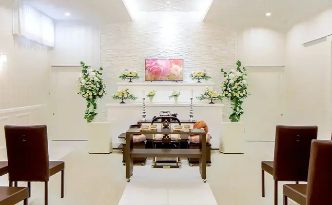 家族葬式場　小さな森の家　龍ヶ崎で葬儀を行なった写真