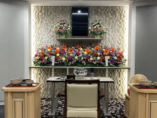 柏斎苑 家族葬リビングなごみ新柏で葬儀を行なった写真