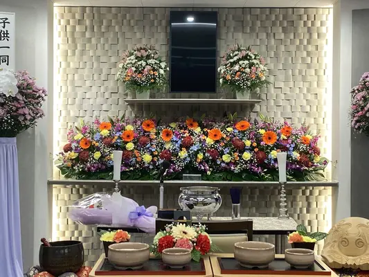 柏斎苑 家族葬リビングなごみ新柏で葬儀を行なった写真