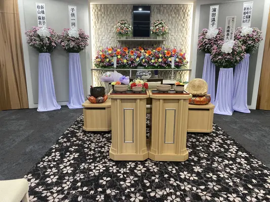 柏斎苑 家族葬リビングなごみ新柏で葬儀を行なった写真