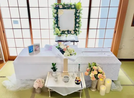 家族葬・自宅葬専門Flowlyで葬儀を行なった写真