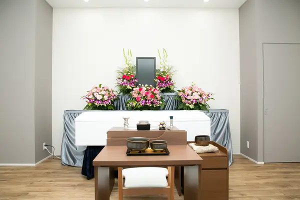 フローラルホール平野会館で葬儀を行なった写真