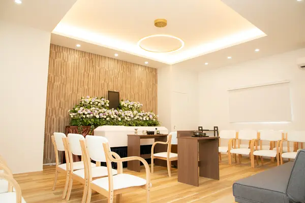 フローラルホール平野会館で葬儀を行なった写真