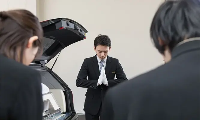 日本直葬協会（西成営業所）で葬儀を行なった写真