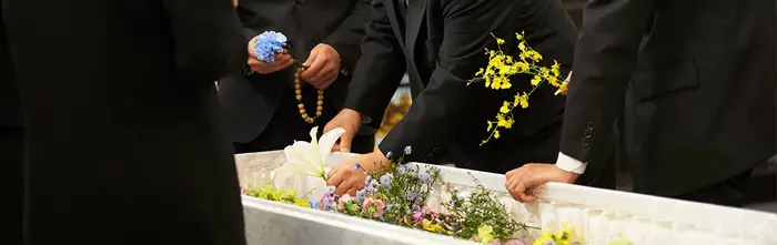 日本直葬協会（西成営業所）で葬儀を行なった写真
