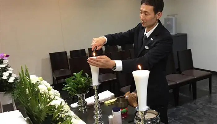 小さなお葬式 青葉区すすき野ホールで葬儀を行なった写真