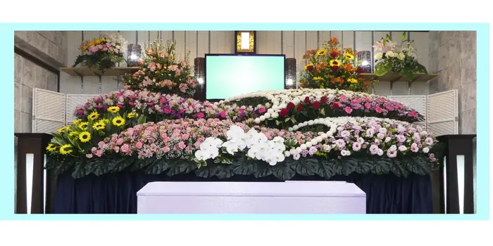 株式会社愛ほのぼの(ほのぼのホール)で葬儀を行なった写真