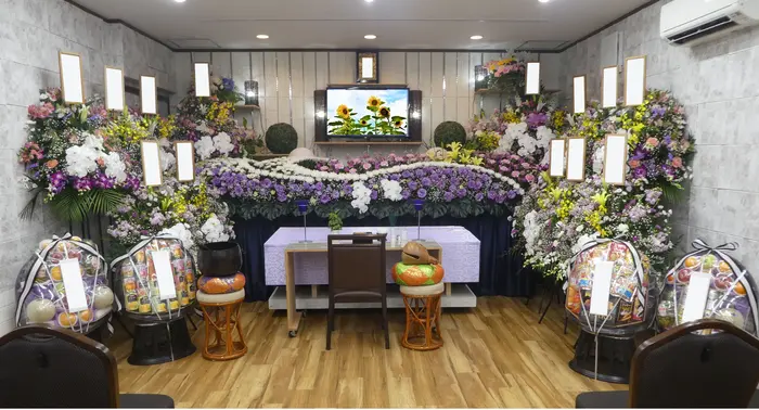 株式会社愛ほのぼの(ほのぼのホール)で葬儀を行なった写真