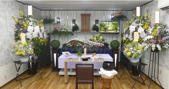 株式会社愛ほのぼの(ほのぼのホール)で葬儀を行なった写真