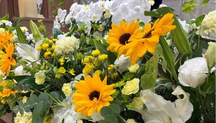 東京博善のお葬式で葬儀を行なった写真