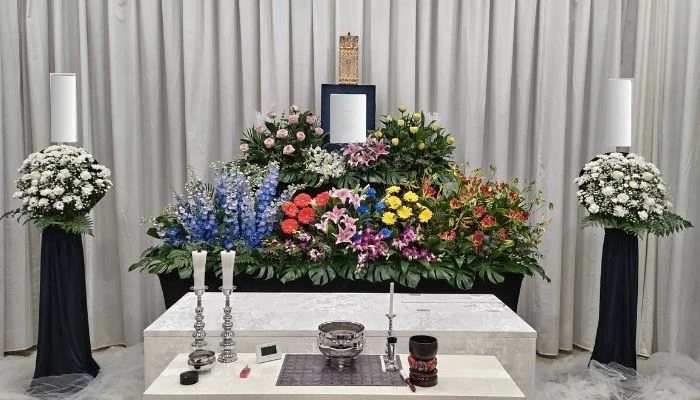 東京博善のお葬式（桐ケ谷営業所）で葬儀を行なった写真