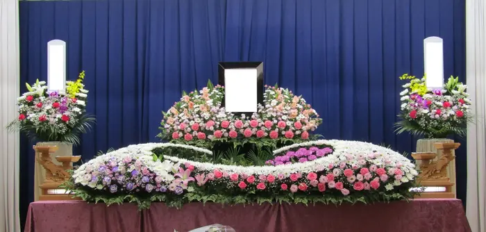 安食りんどうホールで葬儀を行なった写真