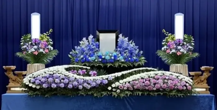 安食りんどうホールで葬儀を行なった写真