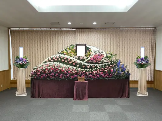 安食りんどうホールで葬儀を行なった写真