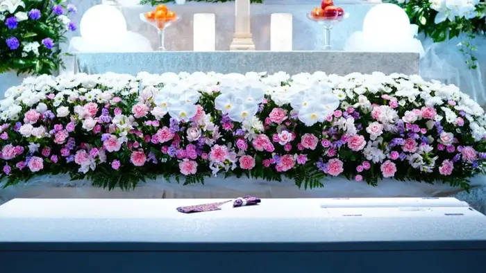 安食りんどうホールで葬儀を行なった写真