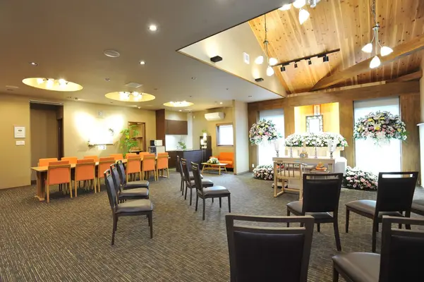 加納会館 鉢塚で葬儀を行なった写真