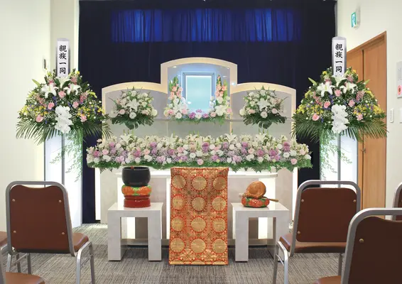 まごころ家族葬 池田ホールで葬儀を行なった写真