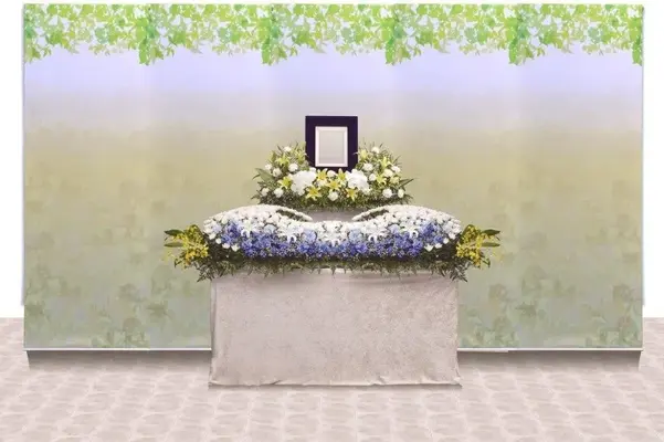 家族葬のゆくりで葬儀を行なった写真