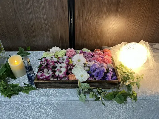 清絆メモリーで葬儀を行なった写真