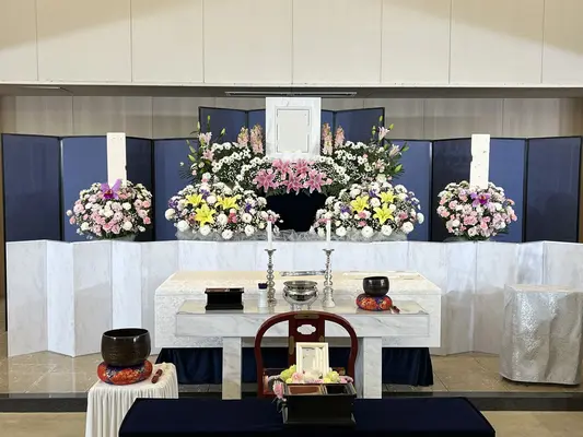 清絆メモリーで葬儀を行なった写真