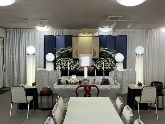 清絆メモリーで葬儀を行なった写真