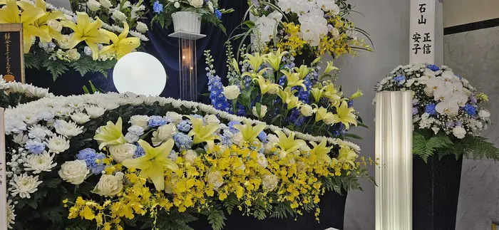 橘葬儀社で葬儀を行なった写真