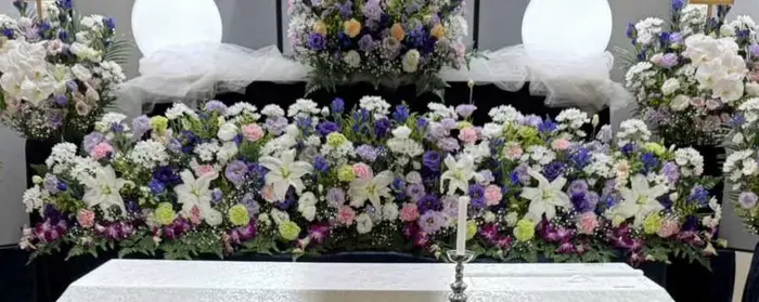 橘葬儀社で葬儀を行なった写真