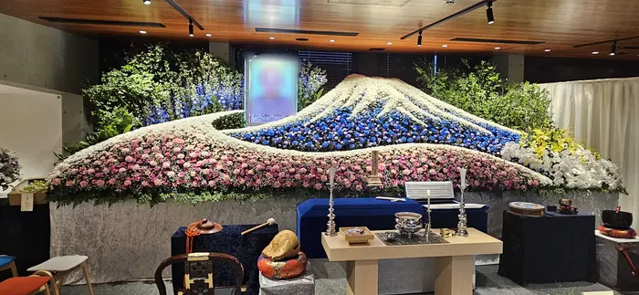 橘葬儀社で葬儀を行なった写真