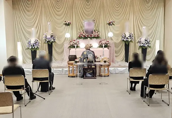 橘葬儀社(横浜営業所)で葬儀を行なった写真